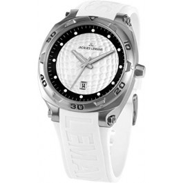 Pasek do zegarka Jacques Lemans 1-1365W Gumowy Biały 16mm