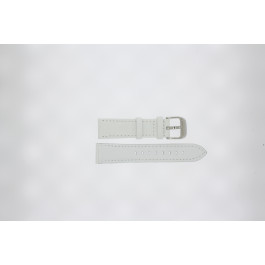 Pasek do zegarka Lotus 15681-1 Skórzany Biały 21mm
