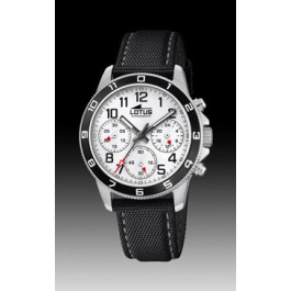 Pasek do zegarka Lotus 18581-1 Skórzany Czarny 18mm