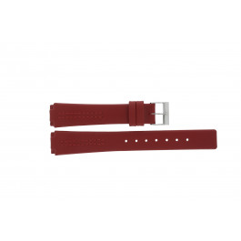 Pasek do zegarka Skagen 433SSLR / H433SSLR Skórzany Czerwony 15mm