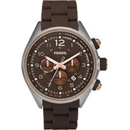Pasek do zegarka Fossil CH2727 Stal Brązowy 22mm