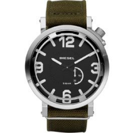 Pasek do zegarka Diesel DZ1470 Skórzany/Tekstylia Zielony 24mm