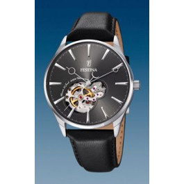 Pasek do zegarka Festina F6846-2 Skórzany Czarny 22mm