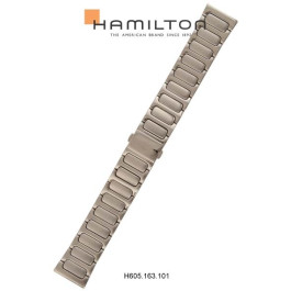 Pasek do zegarka Hamilton H605.163.101 Stal 20mm