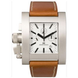 Pasek do zegarka Danish Design IQ15Q712 / IQ15Q730 / IQ15Q731 / IQ12Q731 / IQ13Q731 Skórzany Ciemny brąz 26mm