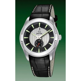 Pasek do zegarka Jaguar J615 / J617-3 Skórzany Czarny 22mm