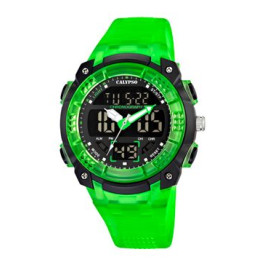 Pasek do zegarka Calypso K5601-3 Gumowy Zielony