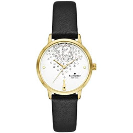 Pasek do zegarka Kate Spade New York KSW9043 Skórzany Czarny 16mm