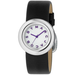 Pasek do zegarka Marc by Marc Jacobs MBM1127 Skórzany Czarny 20mm