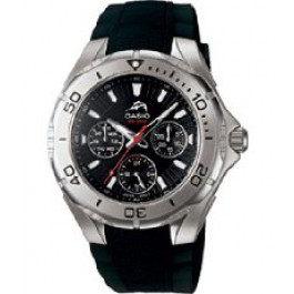 Pasek do zegarka Casio 10264132 / MDV-301-1AV / 5AV / 7AV Plastikowy Czarny 15mm