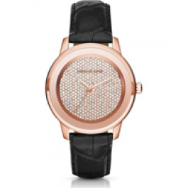 Pasek do zegarka Michael Kors MK2456 Skórzany Czarny 20mm