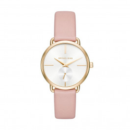 Pasek do zegarka Michael Kors MK2659 Skórzany Różowy 16mm