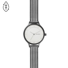 Pasek do zegarka Skagen SKW2750 Milanese Szary antracyt 12mm