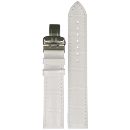 Pasek do zegarka Tissot T600032782 Skórzany Biały 19mm