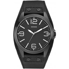 Pasek do zegarka Guess W0181G2 Skórzany Czarny 24mm