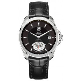 Pasek do zegarka Tag Heuer WAV511A / WAV511B / FC6224 Skóry krokodyla Czarny 20.5mm