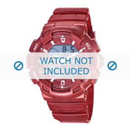 Pasek do zegarka Calypso K5579-5 Gumowy Jasnobrązowy 20mm