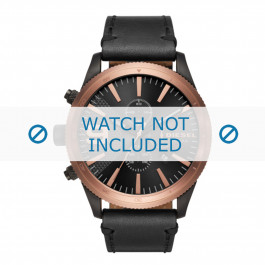 Pasek do zegarka Diesel DZ4445 Skórzany Czarny 26mm