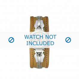 Diesel horlogeband DZ5047 Leder Bruin 26mm + bruin stiksel