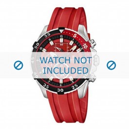 Festina horlogeband F16604-4 Rubber Rood