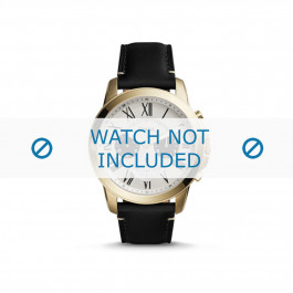 Pasek do zegarka Fossil FS5272 Skórzany Czarny 22mm