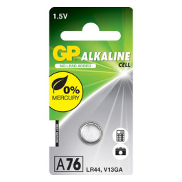 GP Komórka guzikowa Bateria A76 / LR44 / V13GA - 1.5v