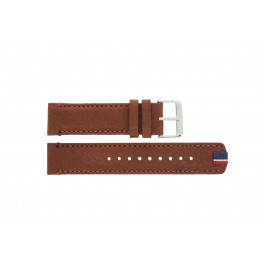 Pasek do zegarka Tommy Hilfiger TH-248-1-14-1685 / TH1791066 / TH679301739 Skórzany Brązowy 22mm