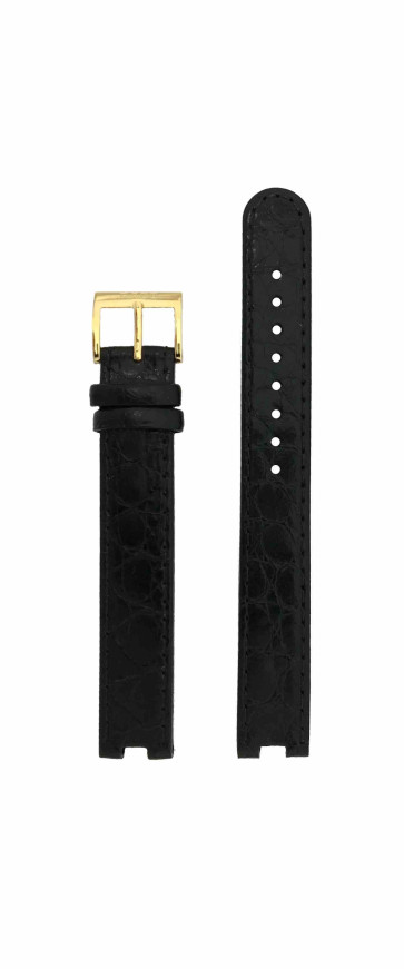 Pasek do zegarka Rado R072853010XL Skórzany Czarny 5mm