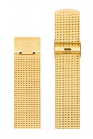 Pasek do zegarka Picto 0920 Milanese Pozłacany 20mm