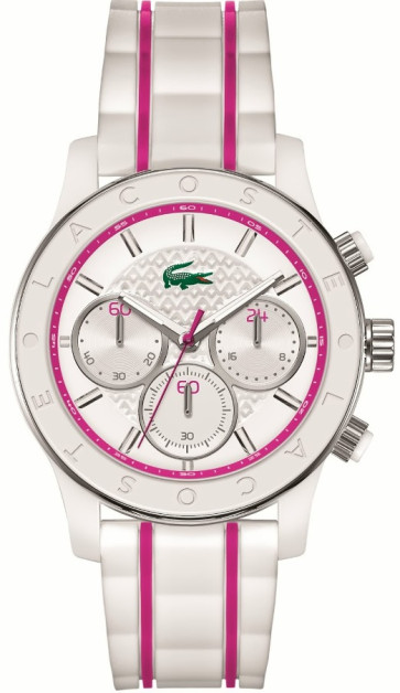 Lacoste horlogeband 2000843 / LC-73-3-29-2456 Silicoon Multicolor 20mm
