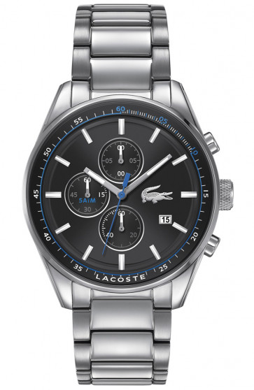 Lacoste horlogeband 2010788 / 2010787 / LC-83-1-14-2581 / LC-83-1-14-2580 Staal Zilver 14mm