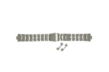 Horlogeband Seiko 7N43-0AS0 / SGG727P1 / 34Q2MG Titanium Antracietgrijs 20mm