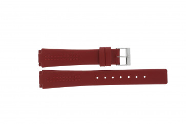 Pasek do zegarka Skagen 433SSLR / H433SSLR Skórzany Czerwony 15mm