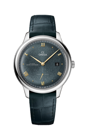 Pasek do zegarka Omega 032Z016850 / 43413402010001 / 43413412010001 / De Ville Skóry krokodyla Zielony 19mm