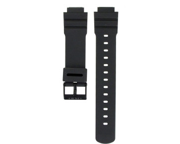 Casio horlogeband 70604067 Kunststof Zwart 16mm 