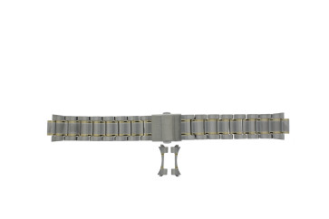 Pasek do zegarka Seiko SGEG96P1 / 7N42-0FW0 / M0BN511C0-L Stal nierdzewna Dwubarwny 20mm