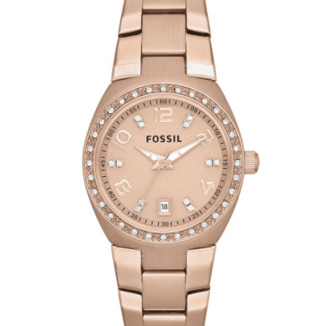 Pasek do zegarka Fossil AM4508 Stal Róża 18mm