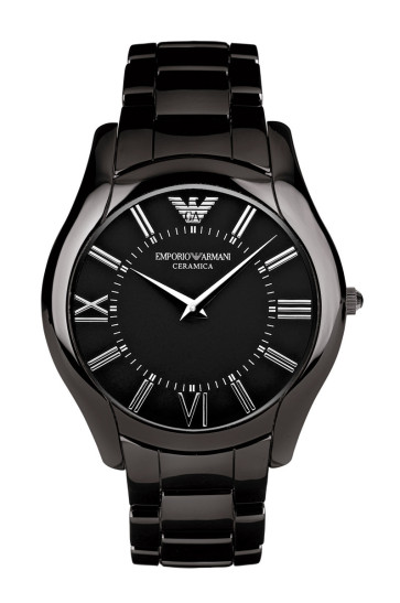 Pasek do zegarka Armani AR1440 Ceramika Czarny 23mm