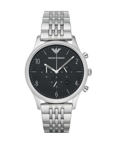 Armani horlogeband AR1863 Roestvrij staal (RVS) Zilver 22mm