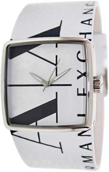 Pasek do zegarka AX6000 Skórzany Biały 36mm