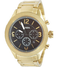 Pasek do zegarka Fossil BQ2110 Stal nierdzewna Pozłacany 24mm