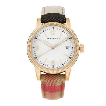 Pasek do zegarka Burberry BU7853 Skórzany Dwubarwny 18mm