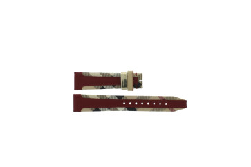 Pasek do zegarka Burberry BU9111 Skóra/Tworzywo sztuczne Wielobarwność 18mm