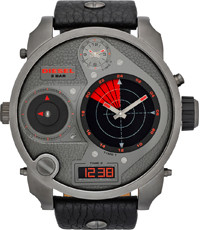 Pasek do zegarka Diesel DZ7297 Skórzany Czarny 28mm