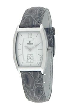 Pasek do zegarka Festina F16025-1 Skórzany Szary 16mm