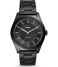 Pasek do zegarka Fossil FS5425 Stal nierdzewna Czarny 22mm