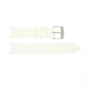Horlogeband GC watches Y16004L1 Rubber Wit 9mm