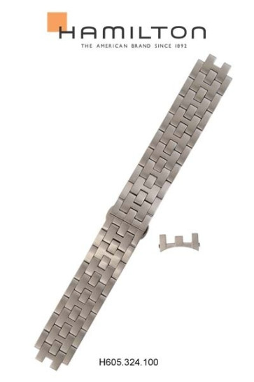 Pasek do zegarka Hamilton H690324100 / H32411135 / Jazzmaster Stal 20mm