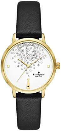 Pasek do zegarka Kate Spade New York KSW9043 Skórzany Czarny 16mm