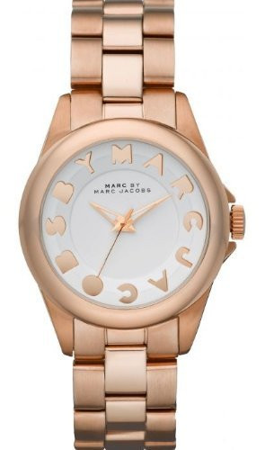 Pasek do zegarka Marc by Marc Jacobs MBM3112 Stal Róża 18-20mm variabel